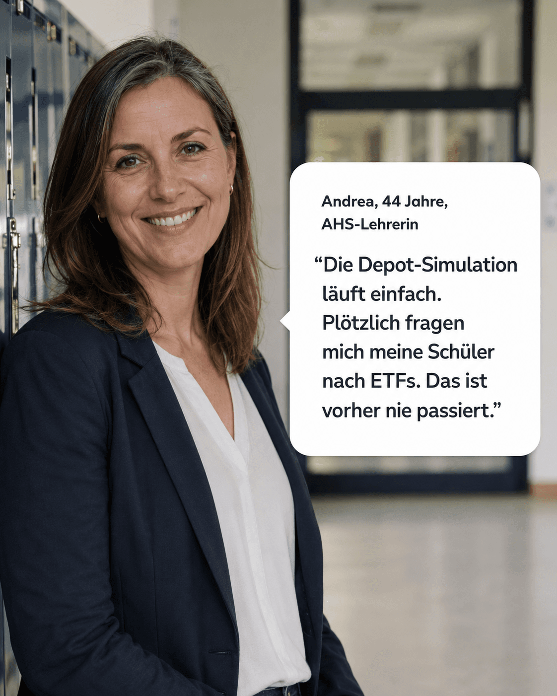 GWK-Lehrerin, AHS Wien, nach dem ersten Piloteinsatz